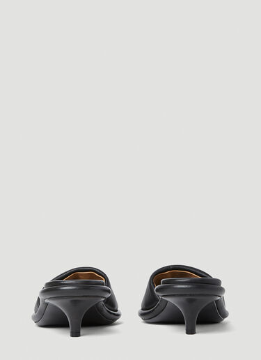 Marsèll Spilla Kitten Heel Mules Black mar0252021