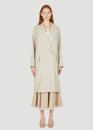Max Mara Mescal ダブルブレスト コート ベージュ max0252002