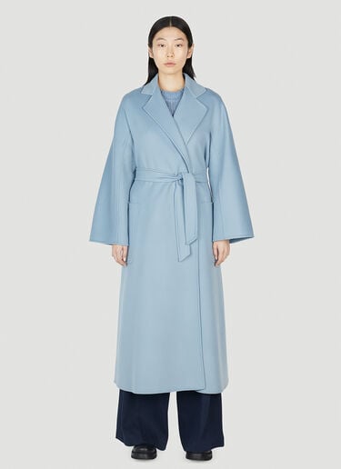 Max Mara 카드미오 트렌치 코트 라이트 블루 max0252046