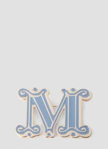 Max Mara 모노그램 브로치 블루 max0252071
