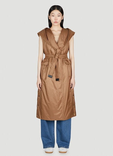 Picasso Sleeveless Coat Max Mara Picasso Sleeveless Coat Camel max0253005