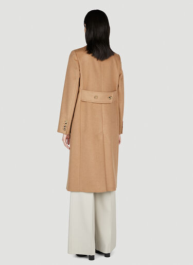 Max Mara 더블 브레스티드 코트 베이지 max0253038
