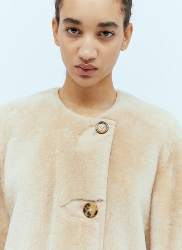 Reversible Sheepskin Coat Max Mara Reversible Sheepskin Coat Beige max0254044