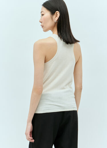 Max Mara Cashmere Tank Top Cream max0255002