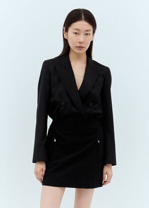 Max Mara 박시 블레이저 바디수트 블랙 max0257018