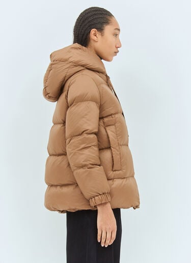 Max Mara 防水蓬松羽绒服  棕色 max0258026
