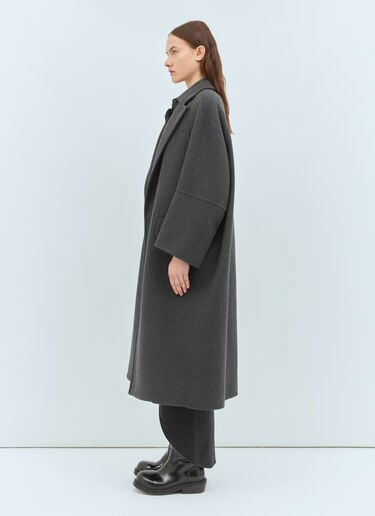 Max Mara 宽大羊毛羊绒混纺外套 灰色 max0258030