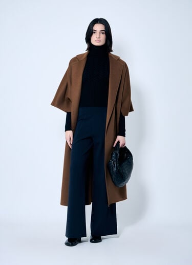 Max Mara 벌룬 소매 니트 탑  블랙 max0259015