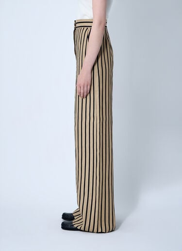 Striped Tailored Pants Max Mara Striped Tailored Pants Beige max0260005