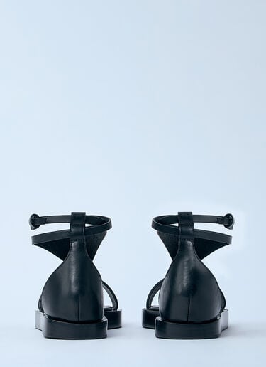 Max Mara 벨라플랫 샌들 블랙 max0260043
