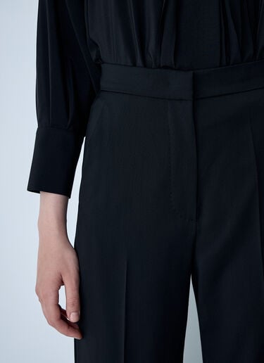 精裁羊毛裤 Max Mara 精裁羊毛裤 黑色 max0261001