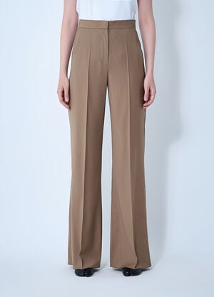 Max Mara Wool Pants Brown max0261002
