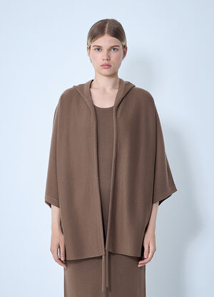 Max Mara Wool Cardigan Brown max0261021