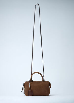 Max Mara Small Holdall Shoulder Bag Dark Brown max0261040