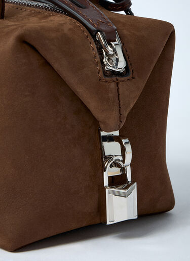 Small Holdall Shoulder Bag Max Mara Small Holdall Shoulder Bag Dark Brown max0261040