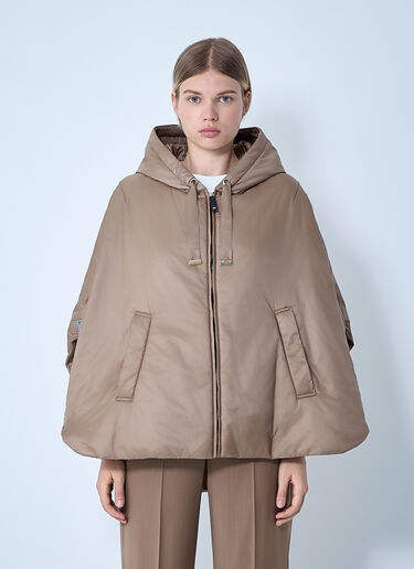 Oversized Nylon Jacket Max Mara Oversized Nylon Jacket Camel max0261044