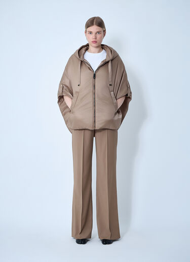 Oversized Nylon Jacket Max Mara Oversized Nylon Jacket Camel max0261044