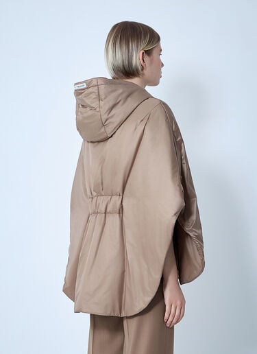 Max Mara Oversized Nylon Jacket Camel max0261044