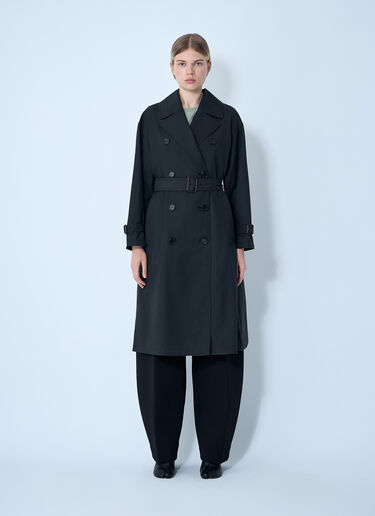 Max Mara Rain Trench Coat Black max0261047