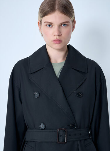 Max Mara Rain Trench Coat Black max0261047