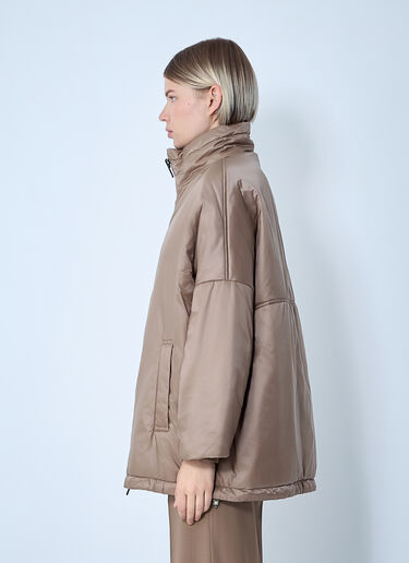 Max Mara Nylon Jacket Brown max0261048