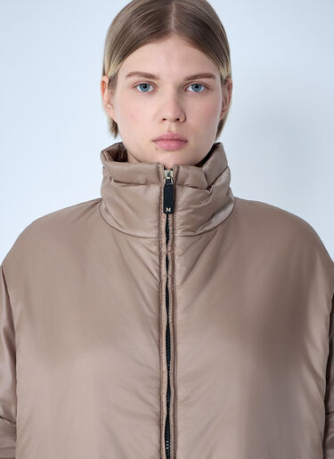 Max Mara Nylon Jacket Brown max0261048
