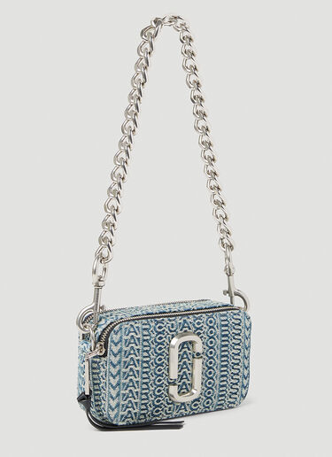 Monogram Washed Denim Snapshot Shoulder Bag Marc Jacobs Monogram Washed Denim Snapshot Shoulder Bag Blue mcj0253010