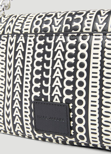 Marc Jacobs J Marc 字母花押皮革单肩包 黑色 mcj0253030