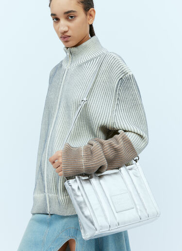 Metallic Small Tote Bag Marc Jacobs Metallic Small Tote Bag Silver mcj0254006