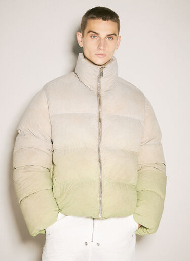 Moncler x Rick Owens Cyclopic 短款羽绒服 米色 mcs0355007