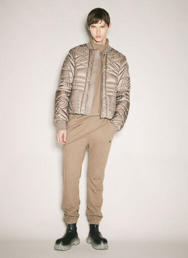 Moncler x Rick Owens 면 니트 트랙 팬츠 베이지 mcs0358014