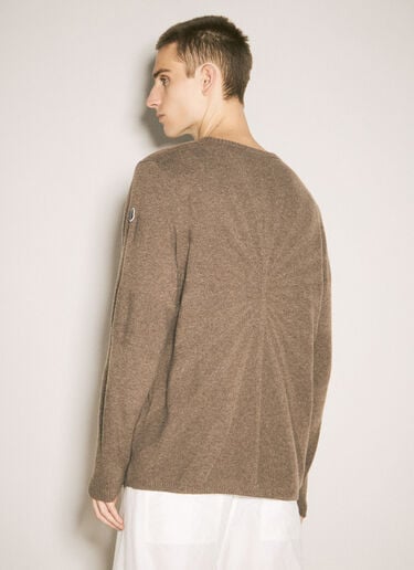 Jumbo Crewneck Sweater Moncler x Rick Owens Jumbo Crewneck Sweater Brown mcs0358016