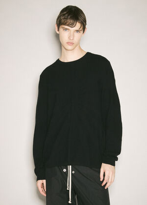 Moncler x Rick Owens Jumbo 圆领针织衫 黑色 mcs0358017