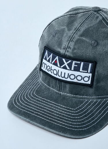 Metalwood x Maxfli 대조적인 스티치 베이스볼 캡 블랙 mem0158004