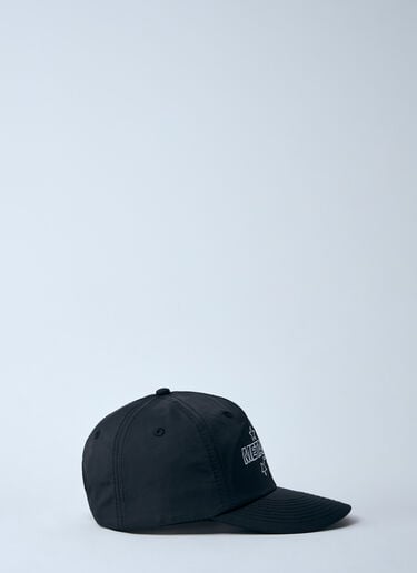 Logo Motif Baseball Cap Metalwood Logo Motif Baseball Cap Black met0160008