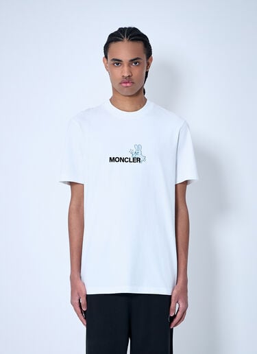 Moncler x FRGMT Hiroshi Fujiwara Logo Motif T-Shirt White mfr0160056