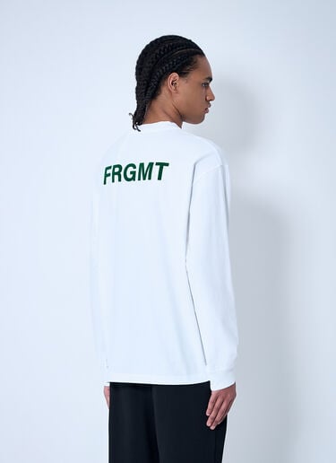 Logo Motif T-Shirt Moncler x FRGMT Hiroshi Fujiwara Logo Motif T-Shirt White mfr0160062