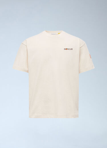 Moncler x Gilga Farm by Donald Glover Logo Motif T-Shirt White mgf0162004