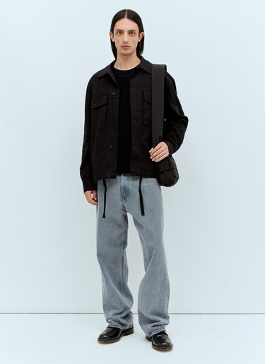 크루넥 슬립오버 베스트 MHL by Margaret Howell 크루넥 슬립오버 베스트 네이비 mhl0156003