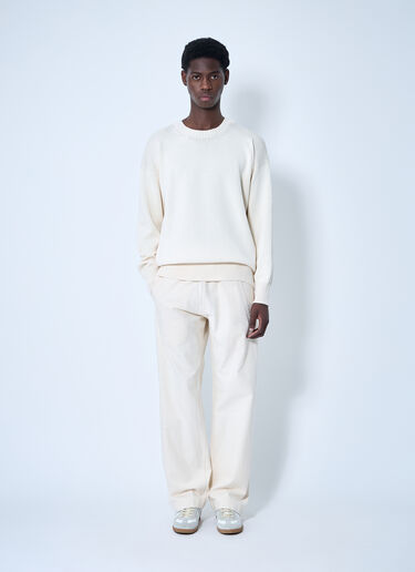 MHL Cross Over Crew Dry Sweater White mhl0160003