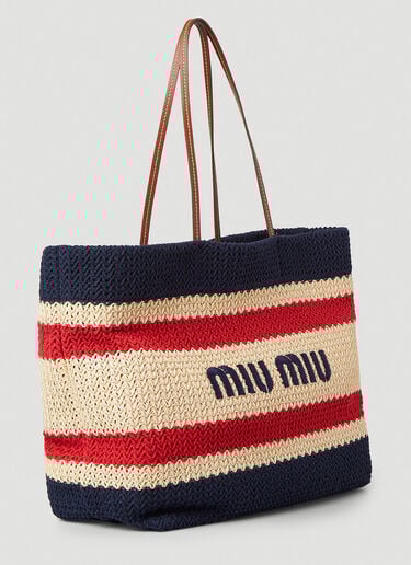 Raffia-Effect Tote Bag Miu Miu Raffia-Effect Tote Bag Multi miu0246027