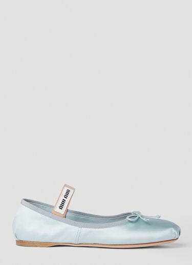 Ballerina Flats Miu Miu Ballerina Flats Blue miu0252028