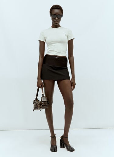 Pocket Shoulder Bag Miu Miu Pocket Shoulder Bag Brown miu0256022