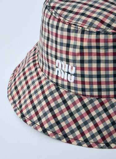 ヴィッチー・バケットハット Miu Miu ヴィッチー・バケットハット ブラウン miu0259046