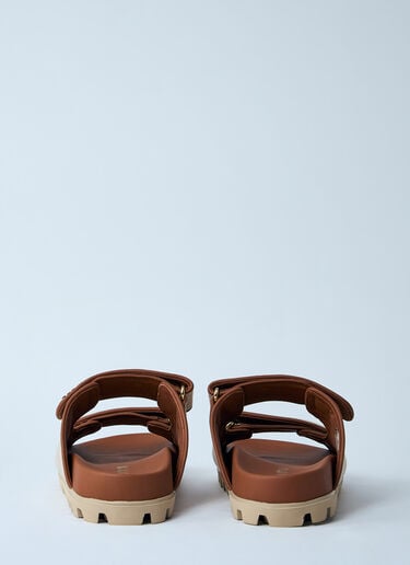 Miu Miu ロゴモチーフスライド  ナチュラル miu0260063
