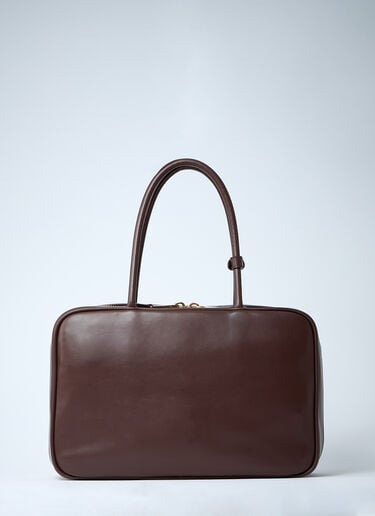 Beau Leather Shoulder Bag Miu Miu Beau Leather Shoulder Bag Grey miu0262053