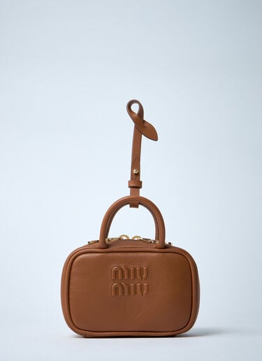 Miu Miu Micro Beau Leather Bag Brown miu0262057