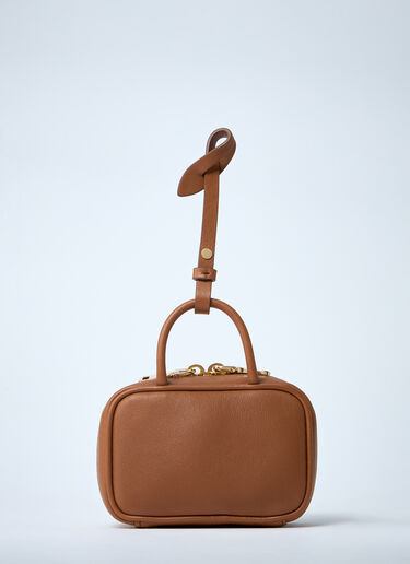 Micro Beau Leather Bag Miu Miu Micro Beau Leather Bag Brown miu0262057