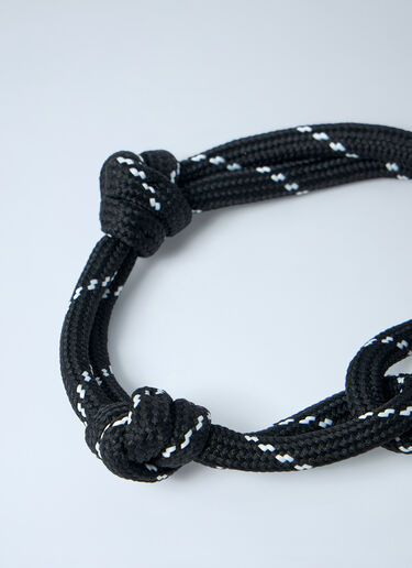 Cord Bracelet Miu Miu Cord Bracelet Black miu0262058