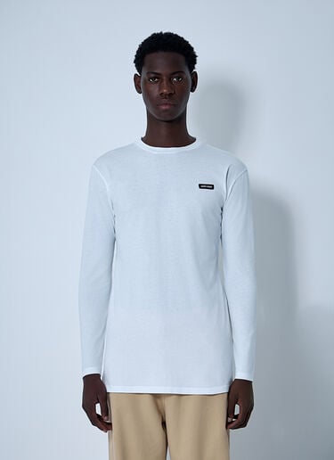 Miu Miu Set Of Three Logo Motif T-Shirts White miu0361001
